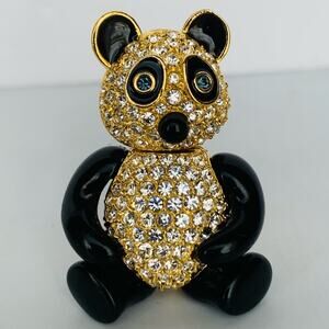 Vintage Joan Rivers Panda Brooch